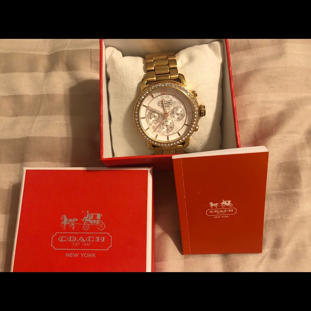 Coach Large Legacy Watch Rose Gold